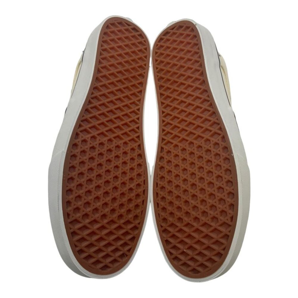 Vans Asher Slip-On Skate Shoes Black/Natural Checkerboard US Men's 10 - Picture 7 of 8